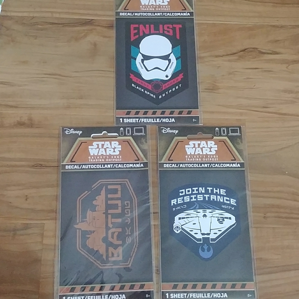 Starwars Galaxy Edge target exlusive decal